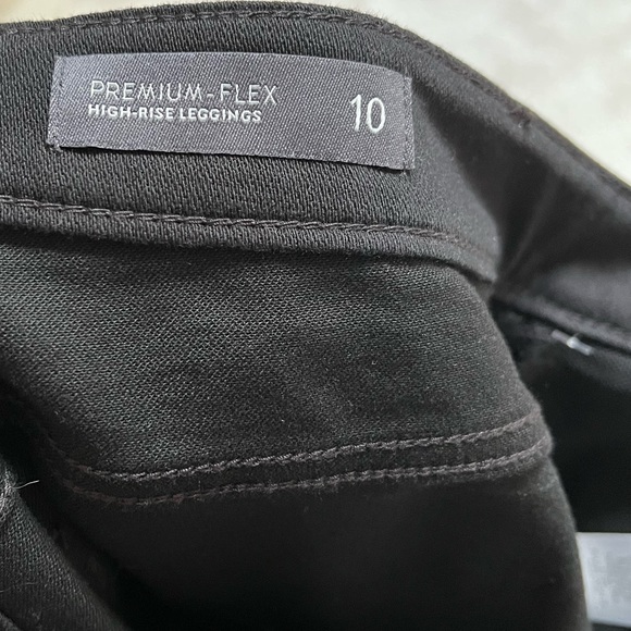 J. Jill High Rise Denim Leggings Black - Picture 3 of 5